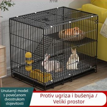 Metalni kavez za zečeve za unutarnju upotrebu s automatskim čišćenjem izmeta za zečeve i glodavce