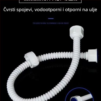 Cijev za vodu za bojler (plastični materijal; plastični konektor; jedan komad)