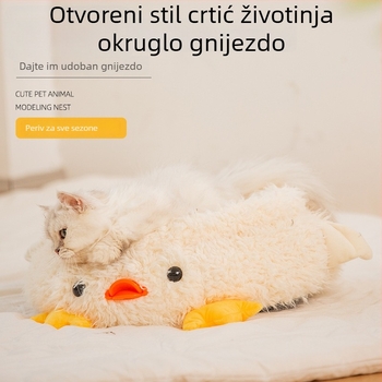 Mačje gnijezdo za sve sezone, spavaća podloga od tkanine