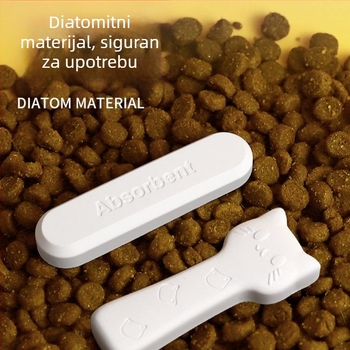 Posuda za skladištenje hrane za kućne ljubimce s hermetičkim zatvaranjem, dehidrator hrane za mačke i pse, trake od diatomske zemlje za sušenje hrane