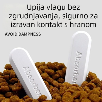 Posuda za skladištenje hrane za kućne ljubimce s hermetičkim zatvaranjem, dehidrator hrane za mačke i pse, trake od diatomske zemlje za sušenje hrane