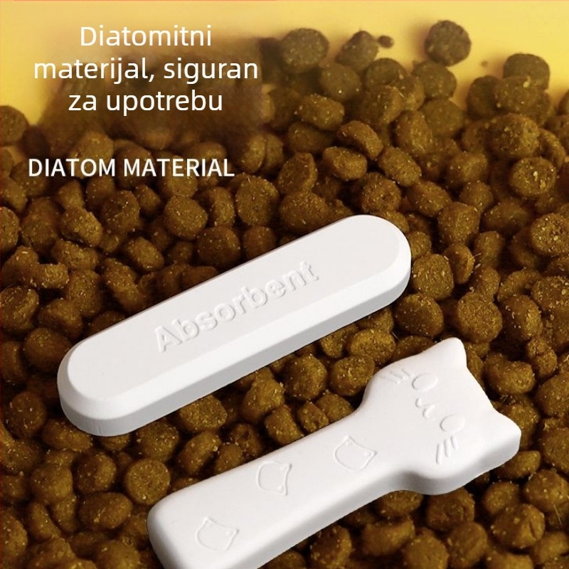 Posuda za skladištenje hrane za kućne ljubimce s hermetičkim zatvaranjem, dehidrator hrane za mačke i pse, trake od diatomske zemlje za sušenje hrane