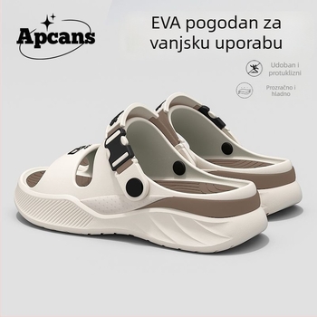 Muške sandale – EVA gornji dio i EVA potplat, sportski otvoreni prst, prozračnost, proljeće 2025