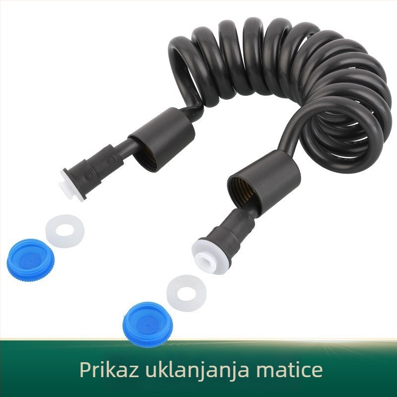 Tuš cijev s prskalicom za ispiranje toaleta, teleskopni vodovodni cijev