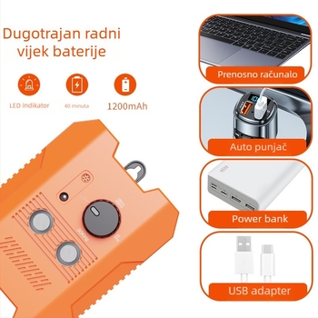Ultrazvučni uređaj protiv lajanja za dvorište i vanjsku upotrebu, pametni repelent za pse, ABS materijal, univerzalna kompatibilnost.