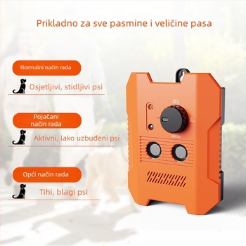 Ultrazvučni uređaj protiv lajanja za dvorište i vanjsku upotrebu, pametni repelent za pse, ABS materijal, univerzalna kompatibilnost.