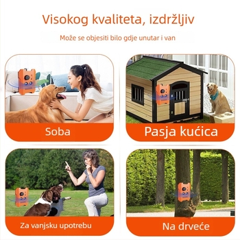 Ultrazvučni zaustavljač laveža za pse — prijenosni vanjski viseći alat za trening, ABS, model D3