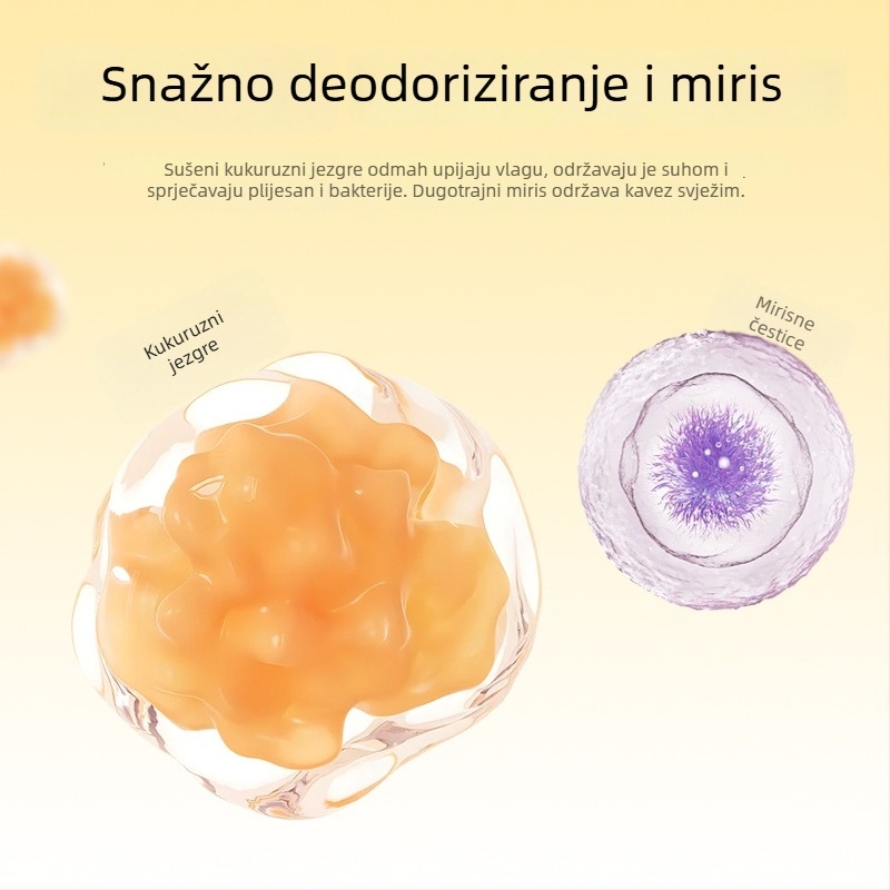 Dezodorirajuće granule za kavez za hamstera - yee, blaga formula, dezodorizacija okoline, 1 kutija