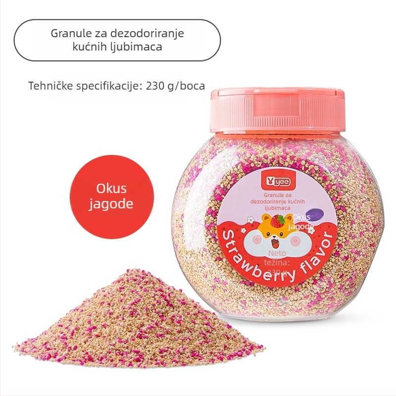 Dezodorirajuće granule za kavez za hamstera - yee, blaga formula, dezodorizacija okoline, 1 kutija