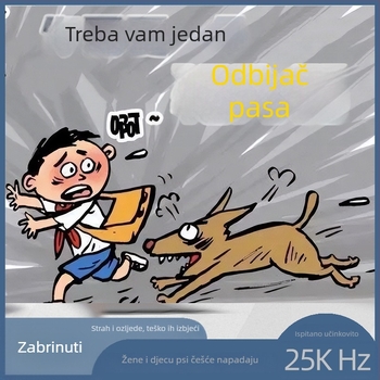  Prijenosni ultrazvučni repeler za pse – vanjski elektronički deterrent, materijal: poliester; Marka: Other; Primjenjivi objekt: mačke