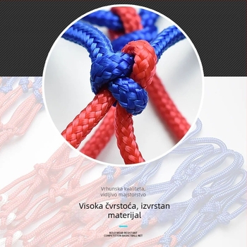Zidni koš za košarku s najlonskom mrežom, odvojiv, otporan na vanjsku upotrebu, za natjecanja