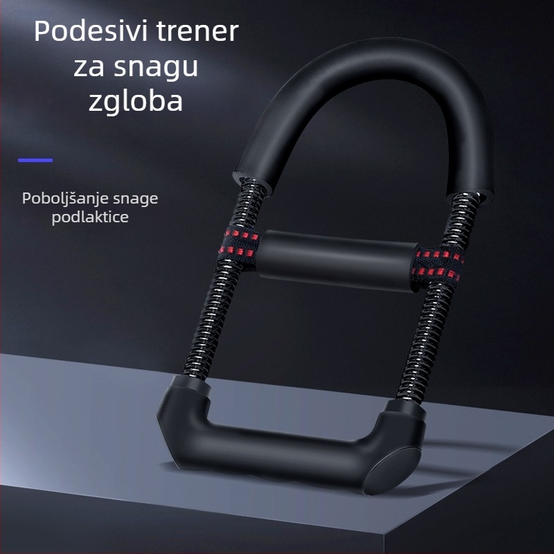 Uređaj za jačanje hvatanja zgloba i podlaktice – čelična sprava s oprugom, sprava s naponom opruge, za tinejdžere i odrasle