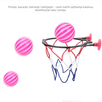 Mini košarkaška daska s usisavačem za kupanje – igračka za vodu za gađanje, plastična, Autonomy, uzrast 4–6 godina