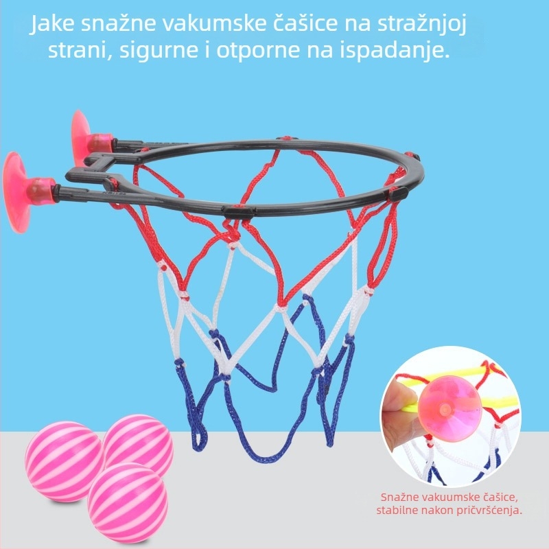 Mini košarkaška daska s usisavačem za kupanje – igračka za vodu za gađanje, plastična, Autonomy, uzrast 4–6 godina
