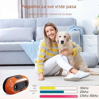 Ultrazvučni uređaj protiv lajanja psa na otvorenom, pametni uređaj za obuku pasa