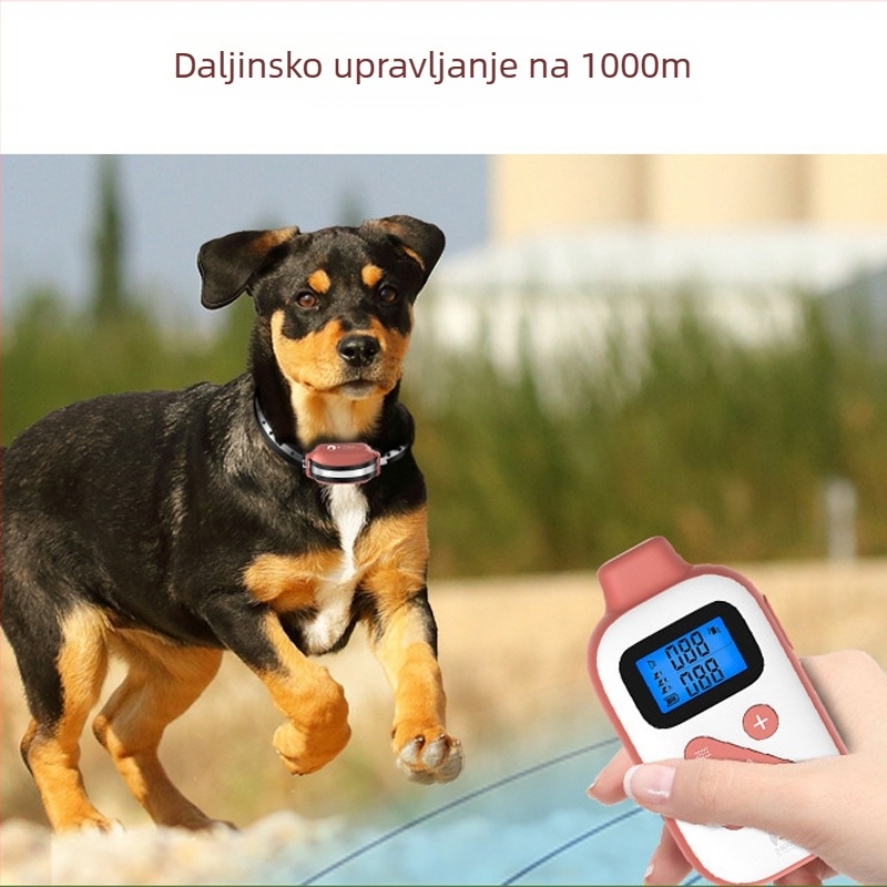 Daljinski trening za pse – dva u jedan: sprečavanje laje i elektrošok ogrlica, ABS materijal