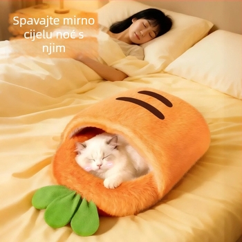 Mačje gnijezdo spavaća vreća Arctic fleece, AWER, pogodno za mačke i mačiće, sve-sezonska uporaba (Materijal: Arctic fleece; Marka: AWER; Namijenjeno: mačke; Pogodno za: mačke i mačiće; Kategorija: gnijezdo za mačke)