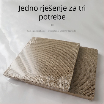 Mačja daska za grebanje, zamjensko jezgro, pravokutni valoviti papir, Nagayama, paket 100, jednostavan stil