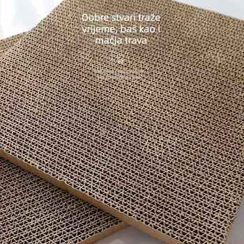 Mačja daska za grebanje, zamjensko jezgro, pravokutni valoviti papir, Nagayama, paket 100, jednostavan stil