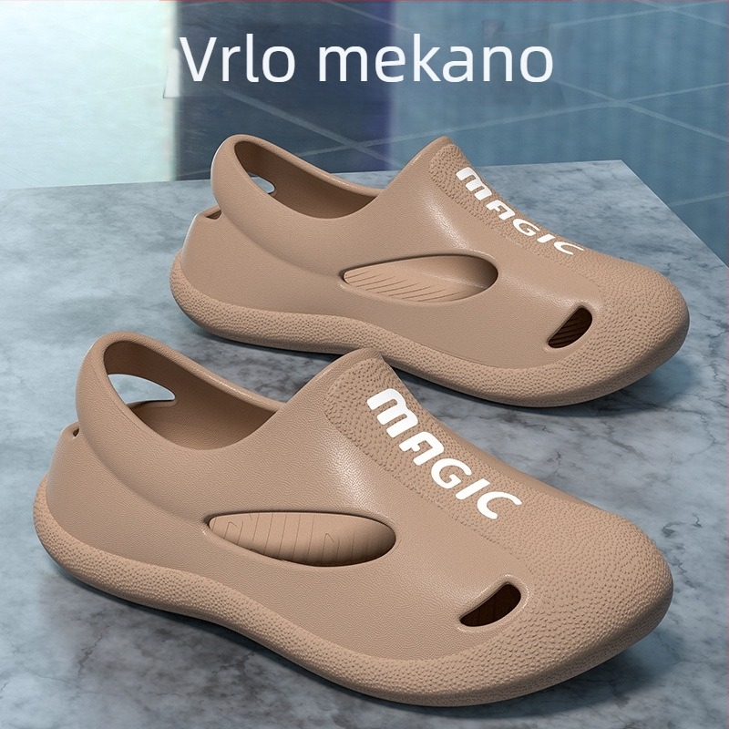 Muške sandale s EVA gornjim dijelom i EVA potplatom, zatvorenim prstom Baotou stil, vodootporne i protuklizne