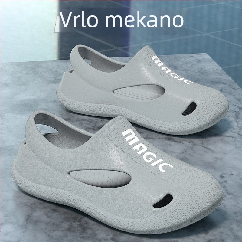 Muške sandale s EVA gornjim dijelom i EVA potplatom, zatvorenim prstom Baotou stil, vodootporne i protuklizne