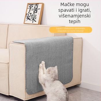 Dan pet Sisal ploča za grebanje mačaka za zid, jednostavan stil, paket od 40 komada
