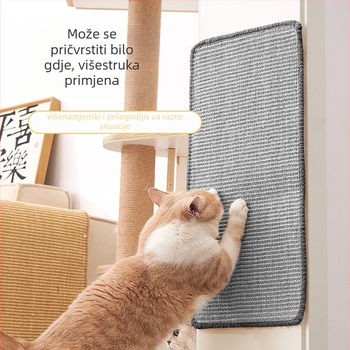Dan pet Sisal ploča za grebanje mačaka za zid, jednostavan stil, paket od 40 komada