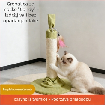 Penjački okvir za mačke sa grebalicom, materijal sisal, brend Shengze, model MH65, pogodno za velike mačke.