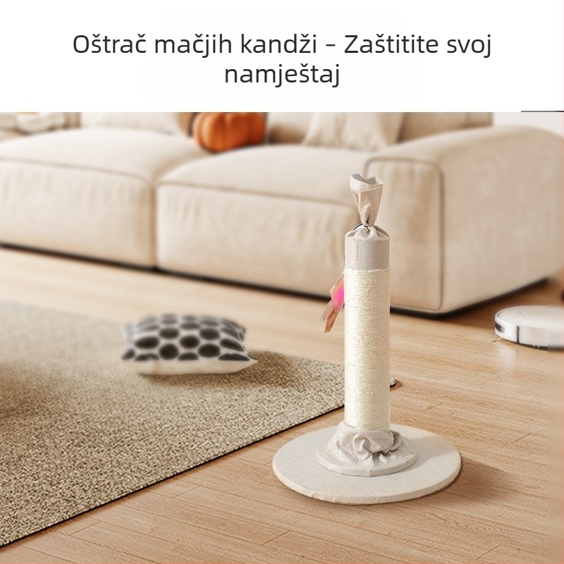 Penjački okvir za mačke sa grebalicom, materijal sisal, brend Shengze, model MH65, pogodno za velike mačke.