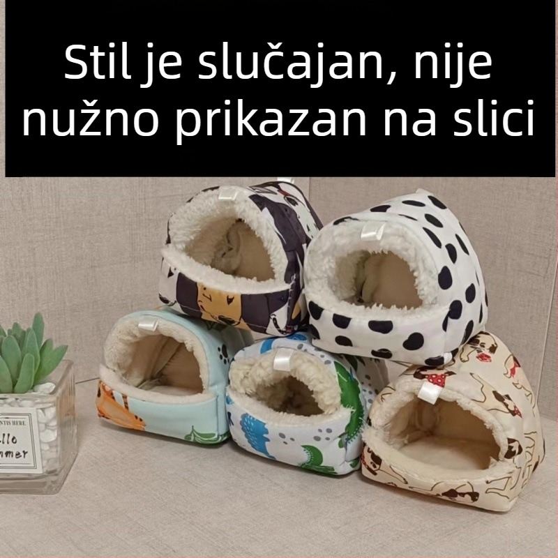 Hamsterovo pamučno gnijezdo, zimna toplina, viseće gnijezdo za spavanje