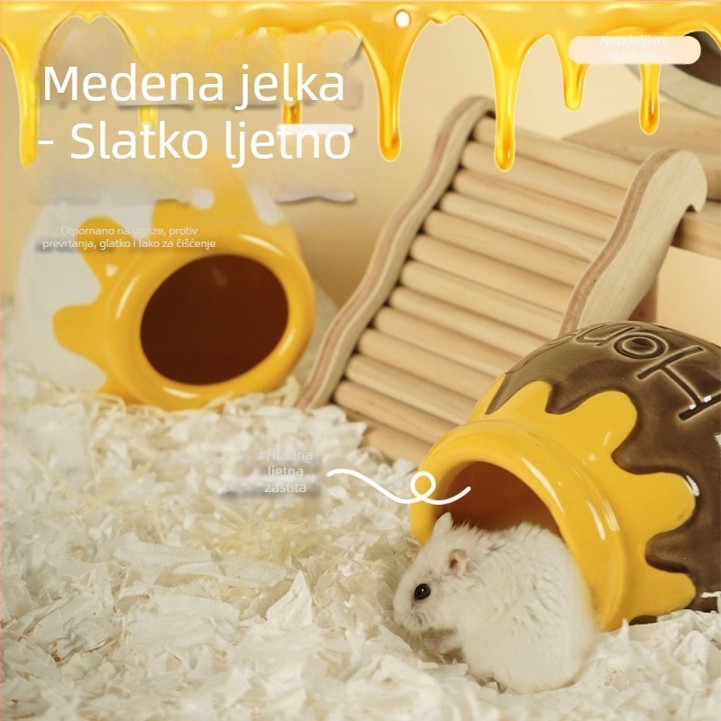 Keramičko gnijezdo za hrčka u obliku iglua, s hlađenjem, za sve sezone