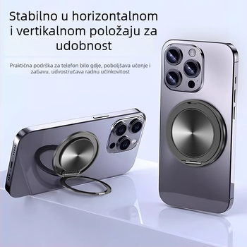 Stolni držač za telefon s 360° rotacijom, MagSafe-kompatibilnost, stražnji ljepljivi prsten držač
