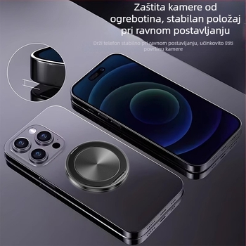 Stolni držač za telefon s 360° rotacijom, MagSafe-kompatibilnost, stražnji ljepljivi prsten držač
