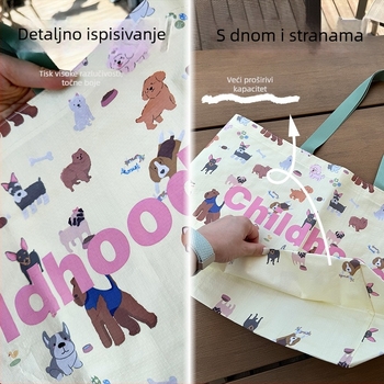 Haohai PP ručna torba za odjeću, tkana vrećica za pakiranje, dnevni kapacitet 50 000