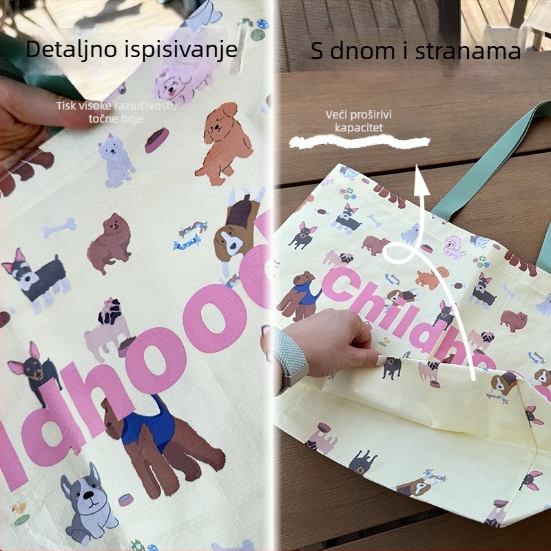 Haohai PP ručna torba za odjeću, tkana vrećica za pakiranje, dnevni kapacitet 50 000