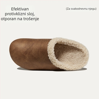Platformne cipele, okrugli nos, nubuk gornji dio, ulošak od prvog sloja teleće kože, gumeni potplat