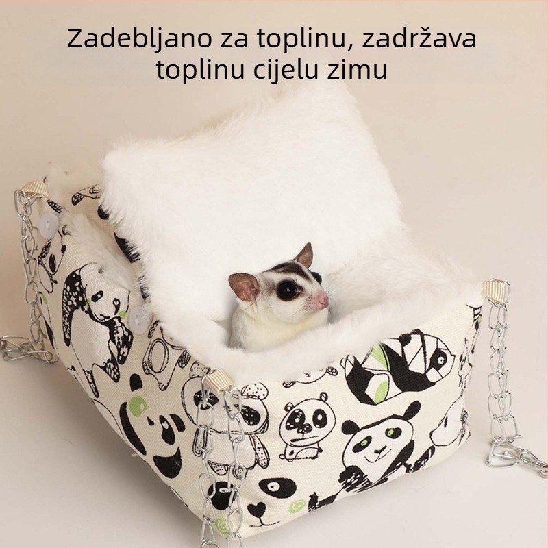 Pamukasto gnijezdo i hamak za mala kućna ljubimca — zimska toplina, podrijetlo Handan