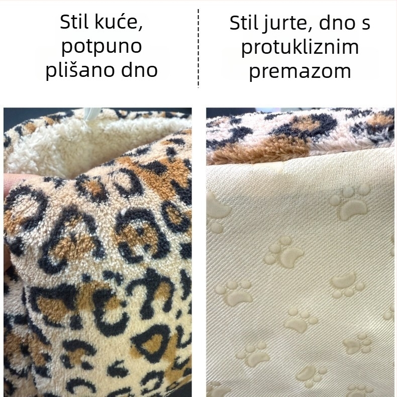 Zimsko gnijezdo za hamstere — zatvoreni topli sklonište za male kućne ljubimce, izdržljiva pamučna kućica, nordijski stil