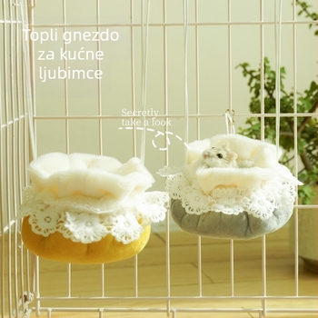 Hamsterovo gnijezdo - okruglog oblika, od poliestera, unutarnja upotreba, moderan stil, održava toplinu
