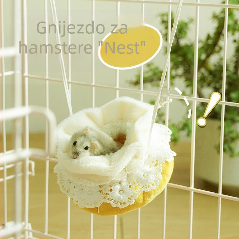 Hamsterovo gnijezdo - okruglog oblika, od poliestera, unutarnja upotreba, moderan stil, održava toplinu