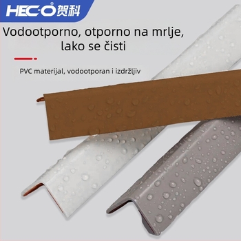 Meke PVC zaštitne trake za kutove zidova, dekor dnevnog boravka (Brend: He ke; Pakiranje: 70 kom.)
