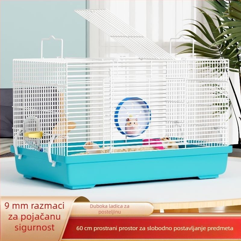Kavez za syrskog hamstera – vila-stil dom, otporan na bijeg