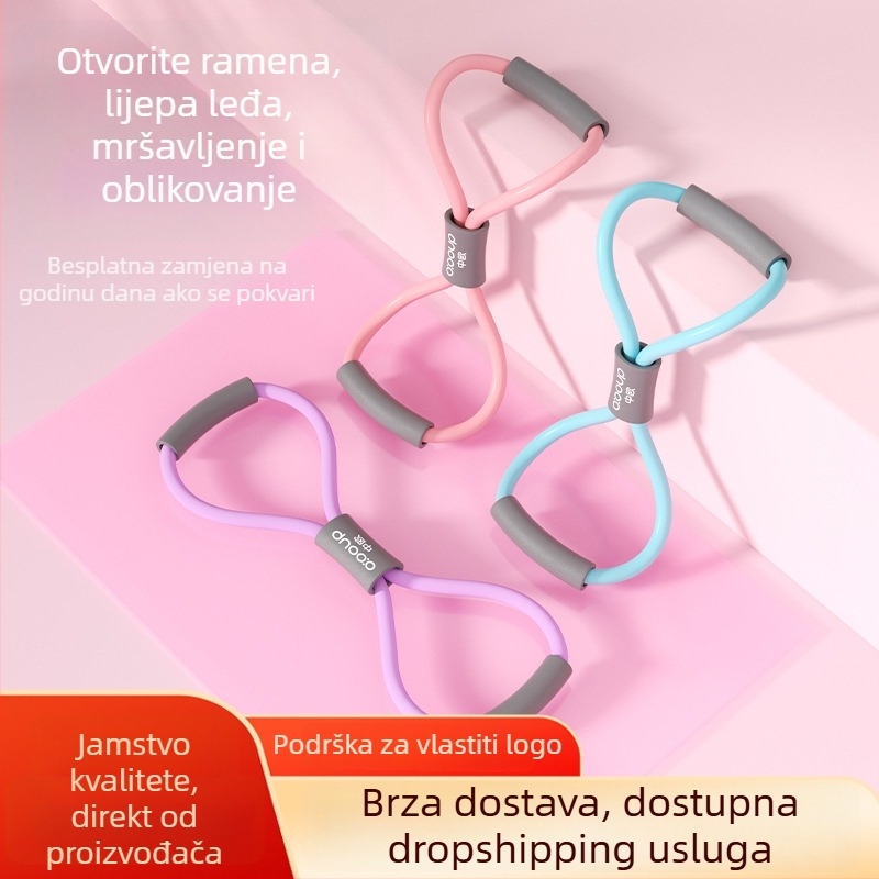 TPE Puller za otvaranje ramena i oblikovanje leđa, fitness i joga, jednostruka konstrukcija, pogodno za tinejdžere i odrasle