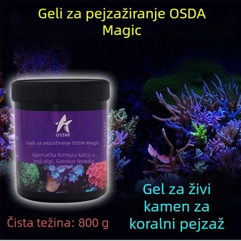 OSDA Dekorativni pejzaž za akvarij - Praškasti materijal, 800 g, Pakiranje 15