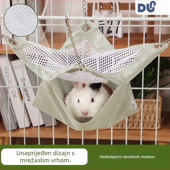 Hamster hamak za male kućne ljubimce – sve sezone, prozračan i vodootporan materijal