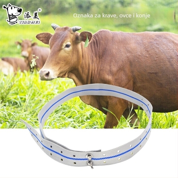 GPS ogrlica za stoku, goveda, ovce i konje — prugasti uzorak, poliester, univerzalna primjena, Add beauty