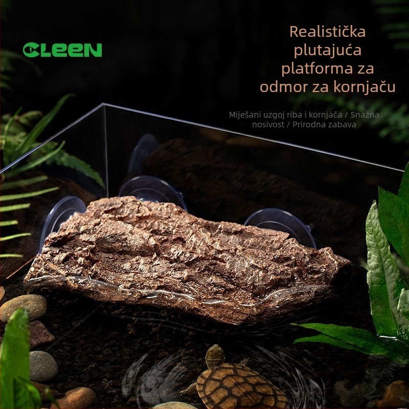 Platforma za sunčanje kornjača: dekor krajine, smola, podrijetlo Shandong, težina 0,5 kg