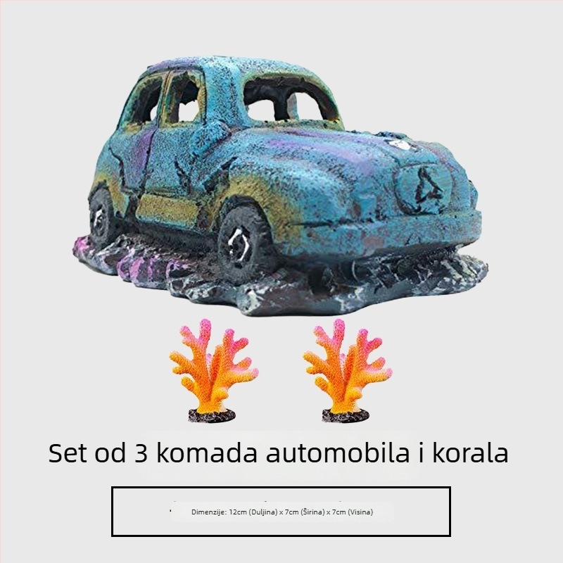 Terrarij krajolinsku ukrasnu stijenu za akvarij i sklonište za reptile (Manu, ~245 g, 50 kom./kutija, Landscaping stone)