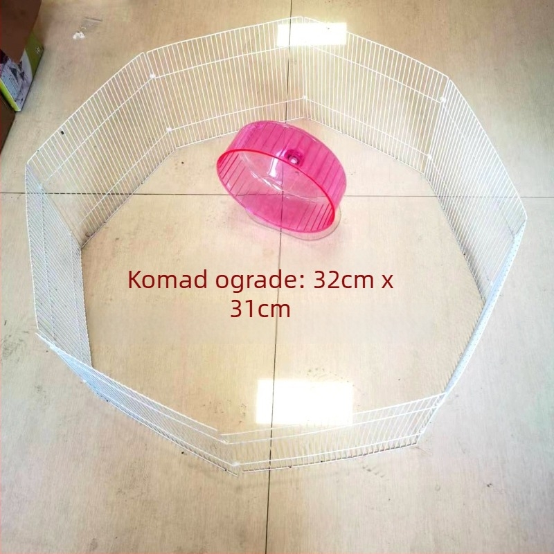 Žičana ograda za male kućne ljubimce (hamster) — osam dijelova, marka Sally, materijal: žica