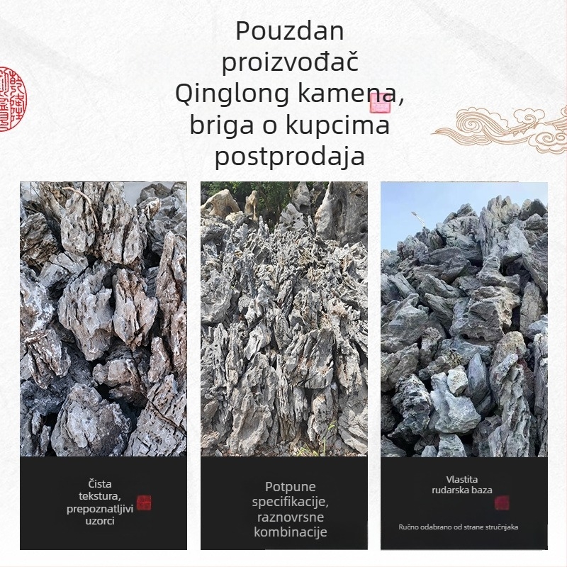 Kamen za krajinu Lu Xin, podrijetlo Yingde, pakiranje 1, težina 1